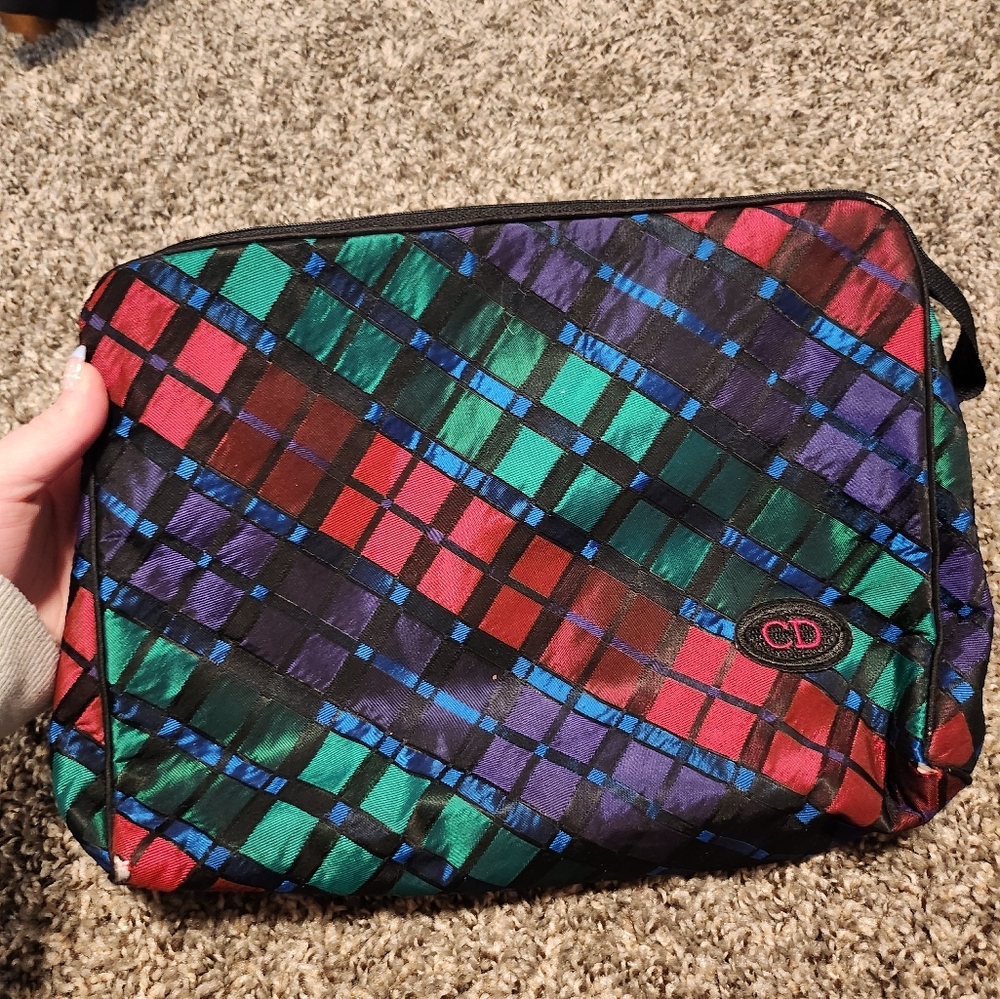 1980s Christian Dior clutch bag